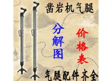 點擊查看詳細信息<br>標題：氣腿式鑿巖機氣腿分解圖 氣腿配件 支腿配件 FT160系列氣腿配 閱讀次數(shù)：457